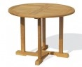 Round pedestal dining table