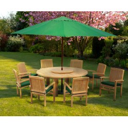 Titan Round Table with Bali Chairs Set - 1.8m