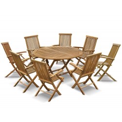 Suffolk Octagonal Table with Ashdown Chair Dining Set - 1.5m