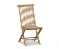 Teak folding garden chair