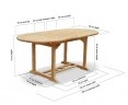 Brompton Bijou Extendable Table, Double-Leaf – 1.2 - 1.8m
