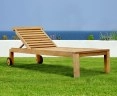 Brompton Teak Reclining Sun Lounger