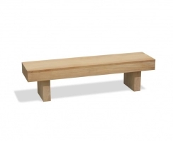 Woodland Teak Backless Bench - 1.8m