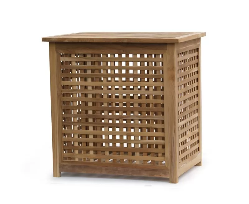 Tango Garden Storage Box with lid, Teak Outdoor Storage Chest Large