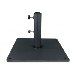 Garden Parasol Base, Steel, Grey - 13kg