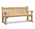 Hyde Park Teak Sled Bench - 1.8m