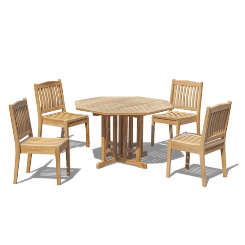 Berrington Octagonal 1.2m Table & 4 Hilgrove Chairs Set