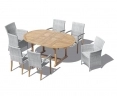 Brompton Extending Table, 2 Riviera Armchairs & 4 St Tropez Chairs