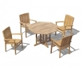 Berrington Octagonal Table with 4 Bali Chairs