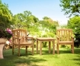 Clivedon Teak 2 Seater Garden Set