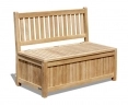 Windsor Teak Storage Bench - 1.2m