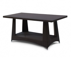 Riviera Rattan Rectangular Dining Table – 0.8 x 1.6m