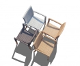 St. Tropez All-Weather Rattan and Teak Stacking Chair