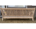 Eero 3 Seater Bench with Taupe Cushions - Used: Good