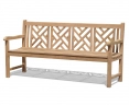 Princeton Chippendale Decorative Garden Bench – 1.8m