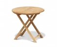 Suffolk Folding Outdoor Table, Round – 0.8m