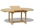 Brompton Oval Extendable Outdoor Table, Single-Leaf – 1.2 - 1.8m