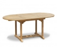 Brompton Bijou Extendable Teak Table, Single-Leaf – 1.2 - 1.8m