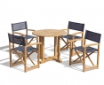 Canfield 90cm Round Table and Director's Chair Set