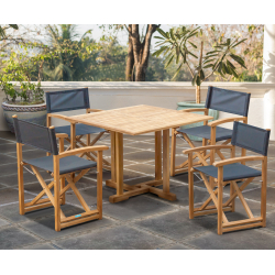 Canfield 1m Table and Director's Chair Set