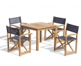 Sandringham 90cm Table and Director's Chair Set