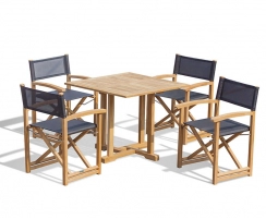 Canfield Square 90cm Table and Director's Chair Set