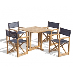 Canfield Square 90cm Table and Director's Chair Set