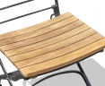 Bistro Chair with Teak Seat