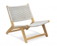 Amalfi Lounge Chair, Flat Weave