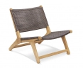 Amalfi Lounge Chair, Flat Weave