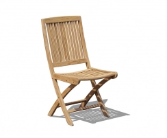 Rimini Wooden Garden Chair, Foldable Dining Chair