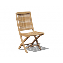 Rimini Wooden Garden Chair, Foldable Dining Chair