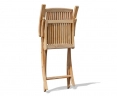 Fully Folding Teak Garden Armchair