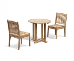 Canfield Round 80cm Table and Hilgrove Chair Set