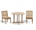 2 seater teak dining set