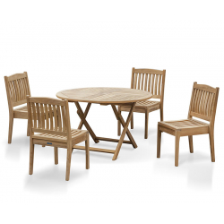Suffolk Round 1.2m Table and Hilgrove Chair Set