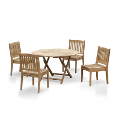 Suffolk Octagonal Table and Hilgrove Chair Set