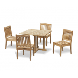 Canfield Square 1m Table and Hilgrove Chair Set