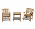 2 seater armchair outdoor garden teak dining set