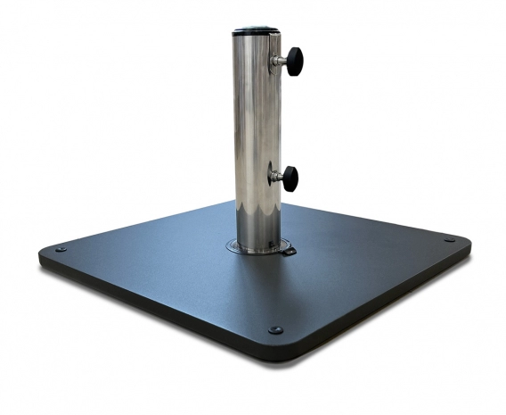 Garden Parasol Base, Stainless Steel, 25kg