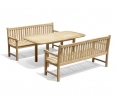 Carida 1.8m Table and York Benches Set