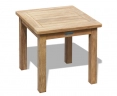 Square Side Table, Outdoor Occasional Table, Teak