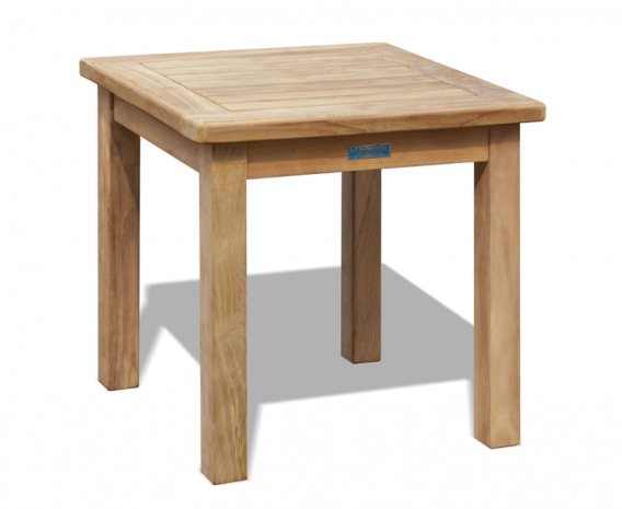 Square Side Table, Outdoor Occasional Table, Teak