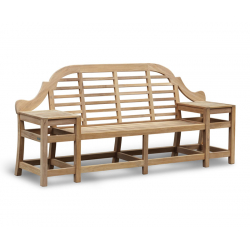 Cheltenham Teak Decorative Outdoor Bench – 2.27m