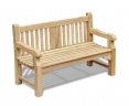 teak 4 seater garden outdoor bench