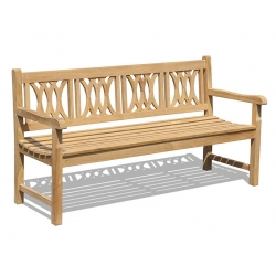 1.8m Grosvenor Decorative Garden Bench