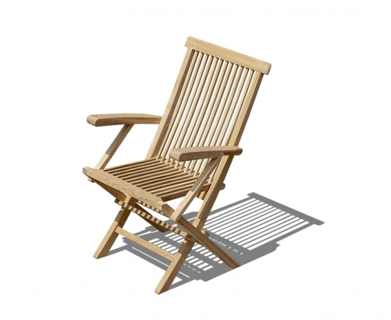 Ashdown Folding Garden Armchair, Teak wood