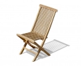 Ashdown High-back Garden Chair, Foldable, Teak