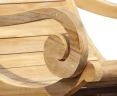 Capri Planter's Chair with Scrolled Arms