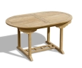 Bali Bijou Extending Outdoor Dining Table - Closed